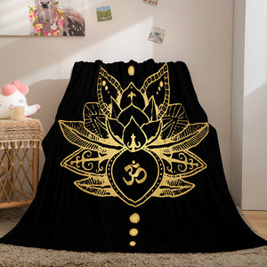 Golden Rune Soft Flannel Fleece Throw Cosplay Blanket Comforter Set - EBuycos
