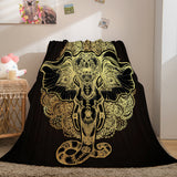 Golden Rune Soft Flannel Fleece Throw Cosplay Blanket Comforter Set - EBuycos