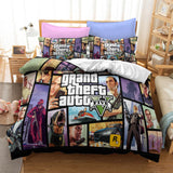 Grand Theft Auto Cosplay Bedding Set Quilt Duvet Cover Bed Sheets Sets - EBuycos