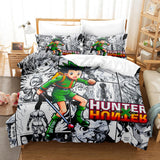 HUNTER×HUNTER Cosplay Bedding Set Comforter Duvet Cover Bed Sheets - EBuycos
