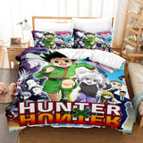HUNTER×HUNTER Cosplay Bedding Set Comforter Duvet Cover Bed Sheets - EBuycos