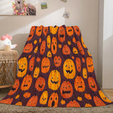 Halloween Flannel Caroset Throw Cosplay Blanket Comforter Set - EBuycos