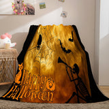 Halloween Flannel Caroset Throw Cosplay Blanket