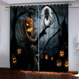 Halloween Hallowmas Curtains Blackout Window Drapes