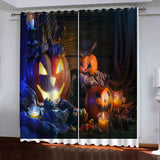 Halloween Hallowmas Curtains Blackout Window Drapes