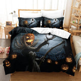 Halloween Pattern Bedding Set Quilt Cover Without Filler