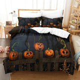 Halloween Pattern Bedding Set Quilt Cover Without Filler