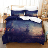 Halloween Pattern Bedding Set Quilt Cover Without Filler