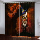 Halloween Pattern Curtains Blackout Window Drapes
