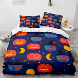 Halloween Pumpkin Cosplay Bedding Set Duvet Cover Comforter Bed Sheets - EBuycos