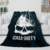 Halloween Skeleton Skull Flannel Blanket Throw Blanket Comforter Sets - EBuycos