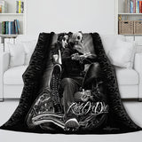 Halloween Skeleton Skull Flannel Blanket Throw Blanket Comforter Sets - EBuycos