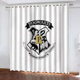 Harry Potter College Pattern Curtains Blackout Window Drapes Decoration