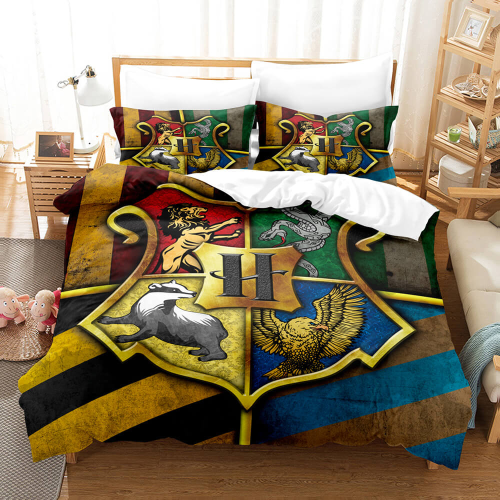 Harry Potter Pattern Bedding Set Quilt Cover Without Filler - EBuycos