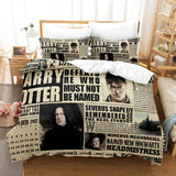 Harry Potter Cosplay Bedding Set Duvet Cover Comforter Bed Sheets - EBuycos