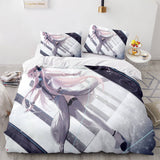 Hatsune Miku Cosplay Bedding Set Duvet Cover Comforter Bed Sheets - EBuycos