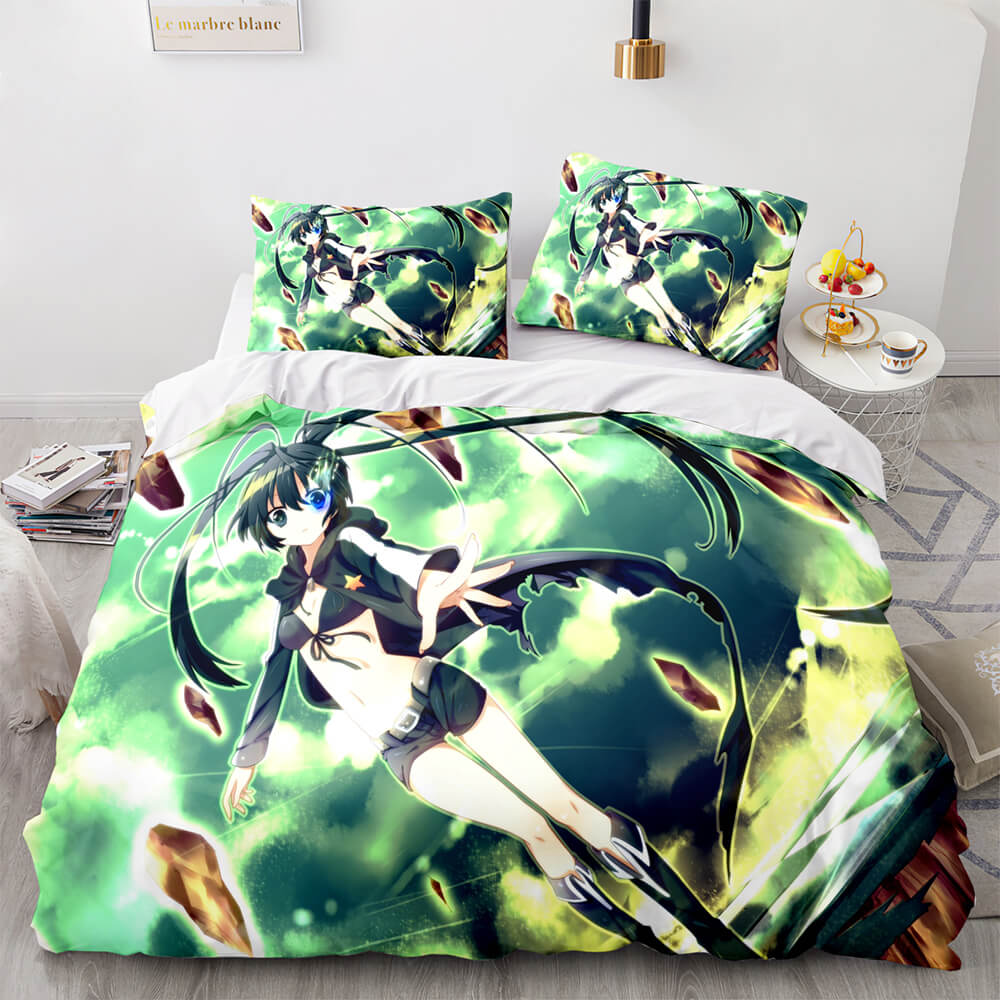 Hatsune Miku Cosplay Bedding Set Full Duvet Cover Comforter Bed Sheets - EBuycos