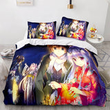 Hatsune Miku Cosplay Bedding Set Full Duvet Cover Comforter Bed Sheets - EBuycos