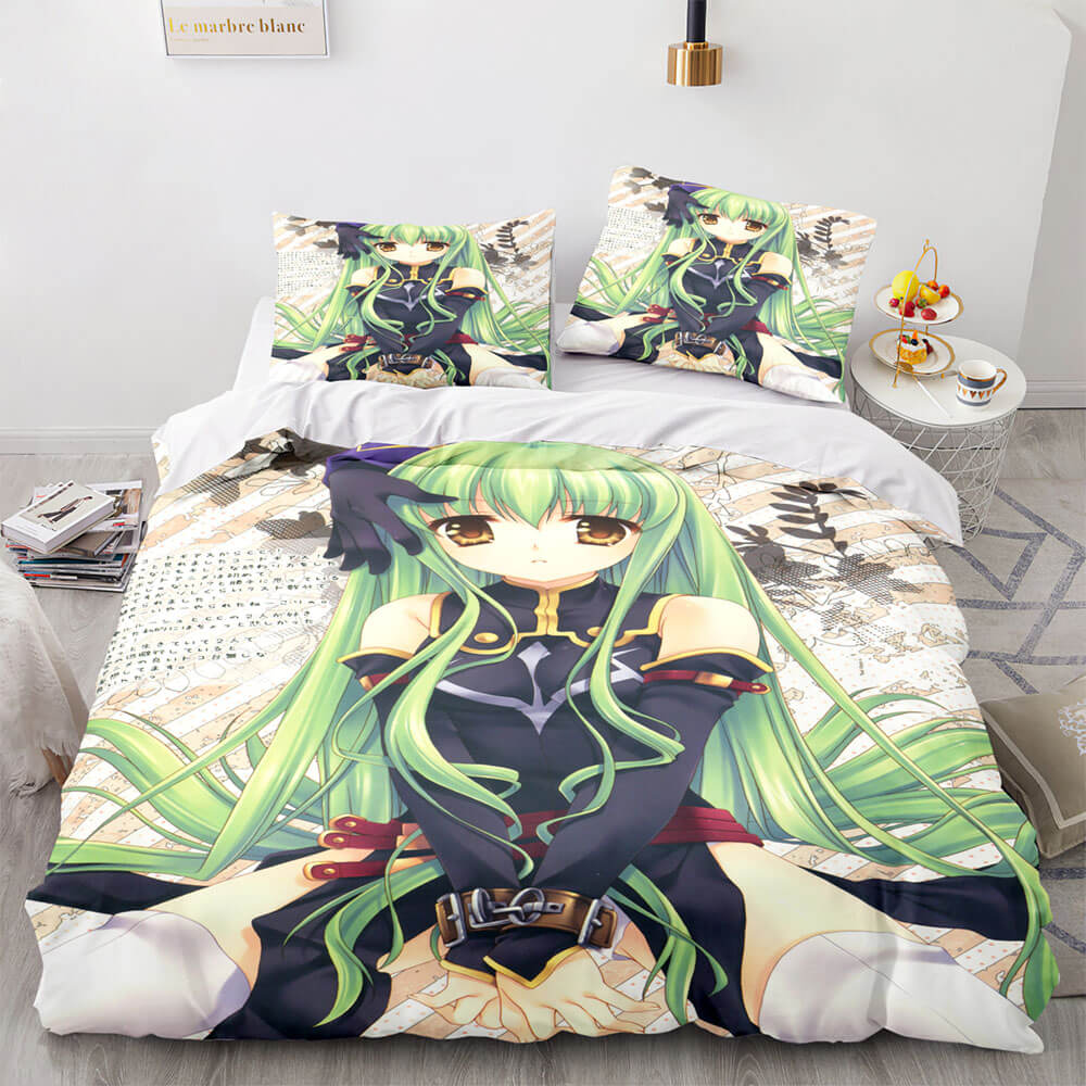 Hatsune Miku Cosplay Bedding Set Full Duvet Cover Comforter Bed Sheets - EBuycos