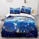 Hatsune Miku Cosplay Bedding Set Full Duvet Cover Comforter Bed Sheets - EBuycos