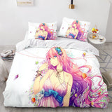 Hatsune Miku Cosplay Bedding Set Full Duvet Cover Comforter Bed Sheets - EBuycos