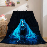 Hatsune Miku Cosplay Flannel Blanket Throw Comforter Bedding Sets - EBuycos
