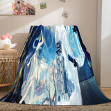 Hatsune Miku Cosplay Flannel Blanket Throw Soft Comforter Sets - EBuycos
