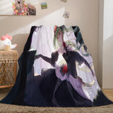 Hatsune Miku Cosplay Flannel Blanket Throw Soft Comforter Sets - EBuycos