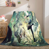 Hatsune Miku Cosplay Flannel Blanket Throw Soft Comforter Sets - EBuycos