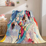 Hatsune Miku Cosplay Flannel Blanket Throw Soft Comforter Sets - EBuycos