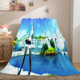Hatsune Miku Cosplay Flannel Blanket Throw Soft Plush Bedding Sets - EBuycos