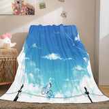 Hatsune Miku Cosplay Flannel Blanket Throw Soft Plush Bedding Sets - EBuycos