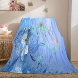 Hatsune Miku Cosplay Flannel Blanket Throw Soft Plush Bedding Sets - EBuycos