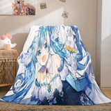 Hatsune Miku Cosplay Flannel Blanket Throw Soft Plush Bedding Sets - EBuycos