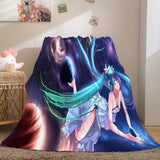 Hatsune Miku Cosplay Flannel Blanket Throw Soft Warm Plush Bed Sets - EBuycos