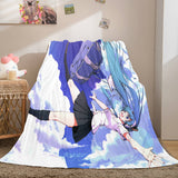 Hatsune Miku Flannel Blanket Cosplay Throw Blanket Comforter Sets - EBuycos