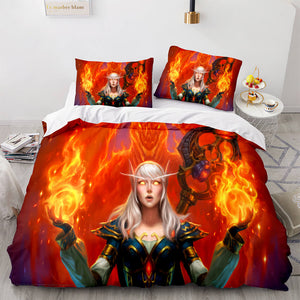 Hearthstone Heroes of Warcraft Cosplay Bedding Set Duvet Covers Sheets - EBuycos