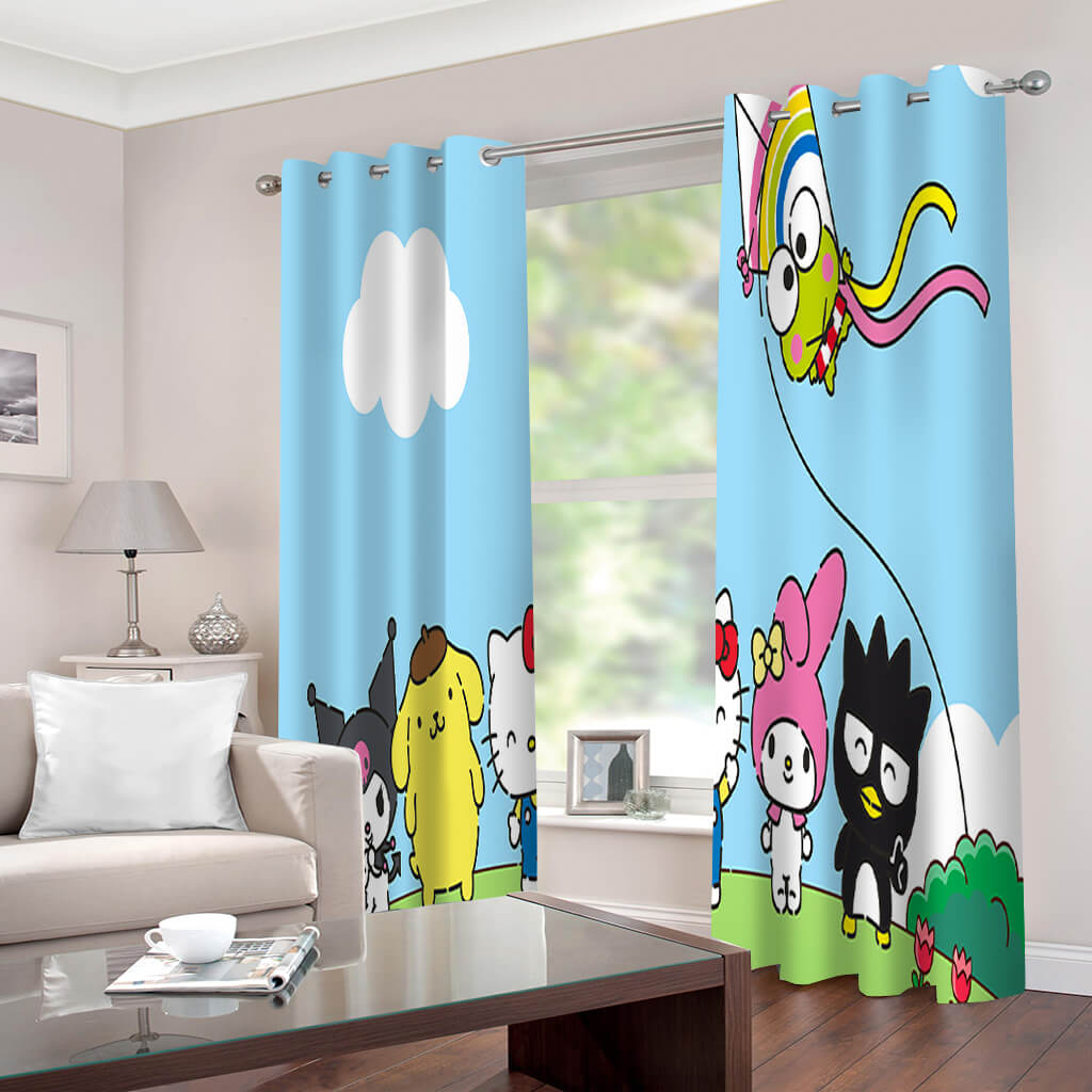 Hello Kitty 2022 Curtains Blackout Window Drapes for Room Decoration
