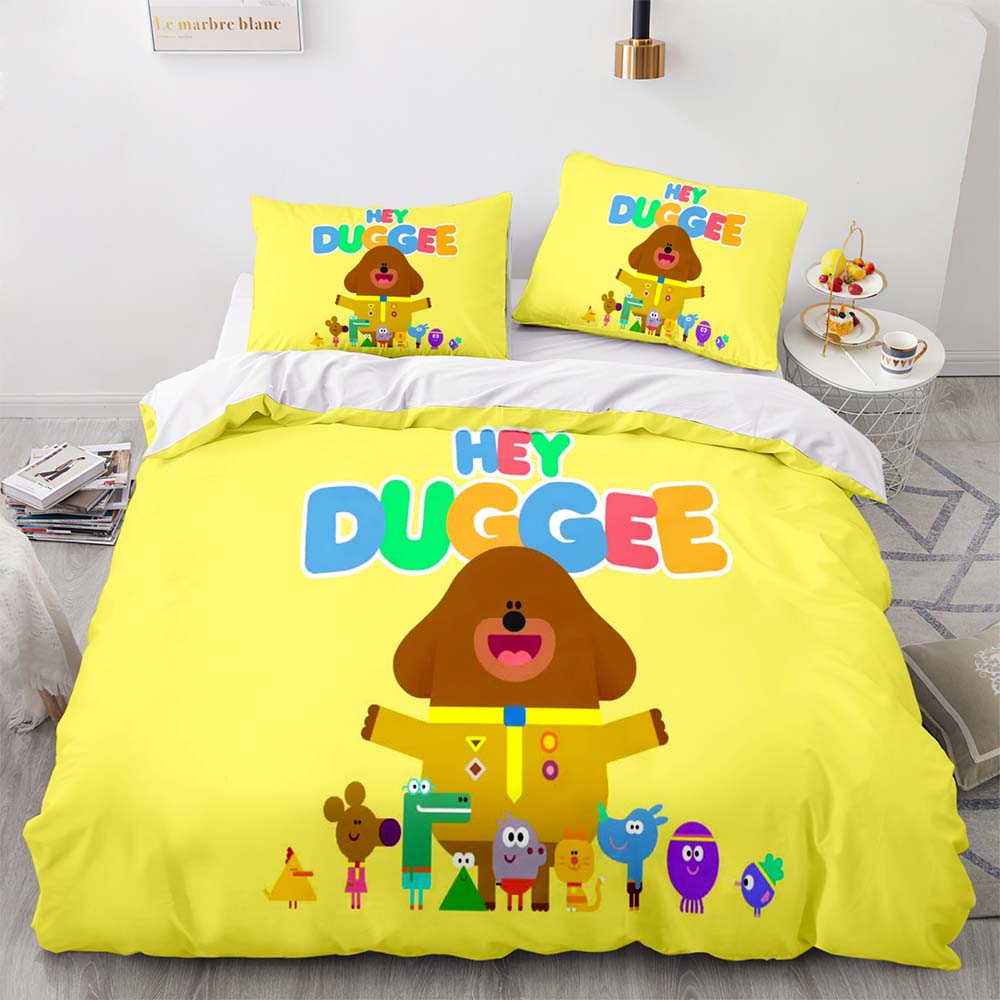 Hey Duggee Bedding Set Pattern Quilt Cover Without Filler