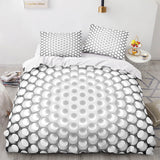 Honeycomb 3-Piece Bedding Sets Duvet Covers Comforter Bed Sheets - EBuycos