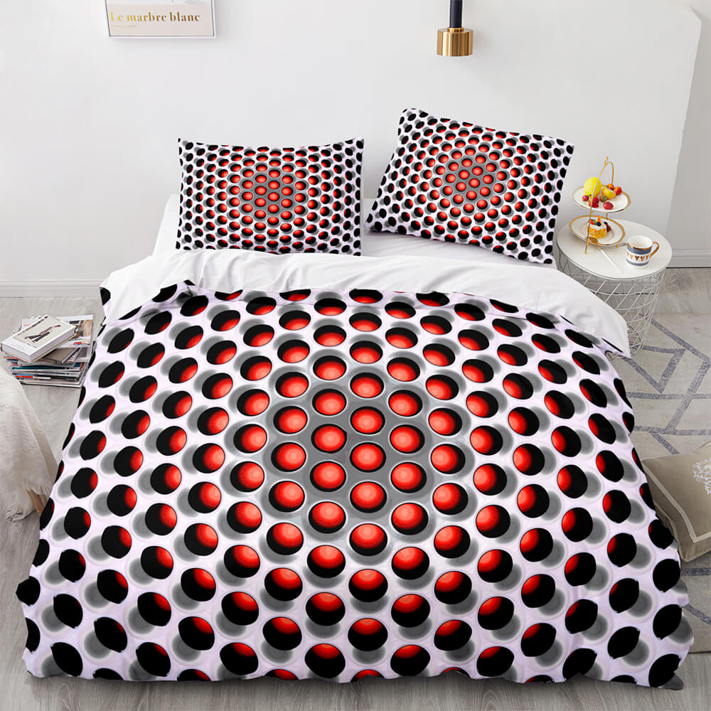Honeycomb 3-Piece Bedding Sets Duvet Covers Comforter Bed Sheets - EBuycos