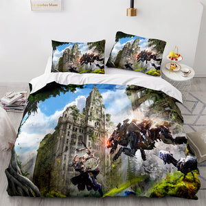 Horizon Zero Dawn Bedding Set Quilt Duvet Covers Comforter Bed Sheets - EBuycos