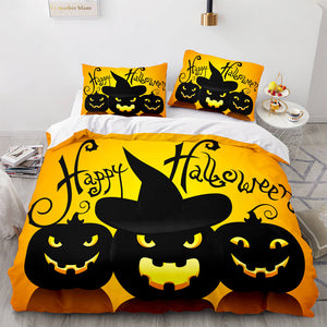 Horror Halloween Decor Bedding Sets Duvet Covers Comforter Bed Sheets - EBuycos