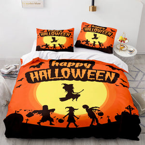 Horror Halloween Decor Bedding Sets Duvet Covers Comforter Bed Sheets - EBuycos