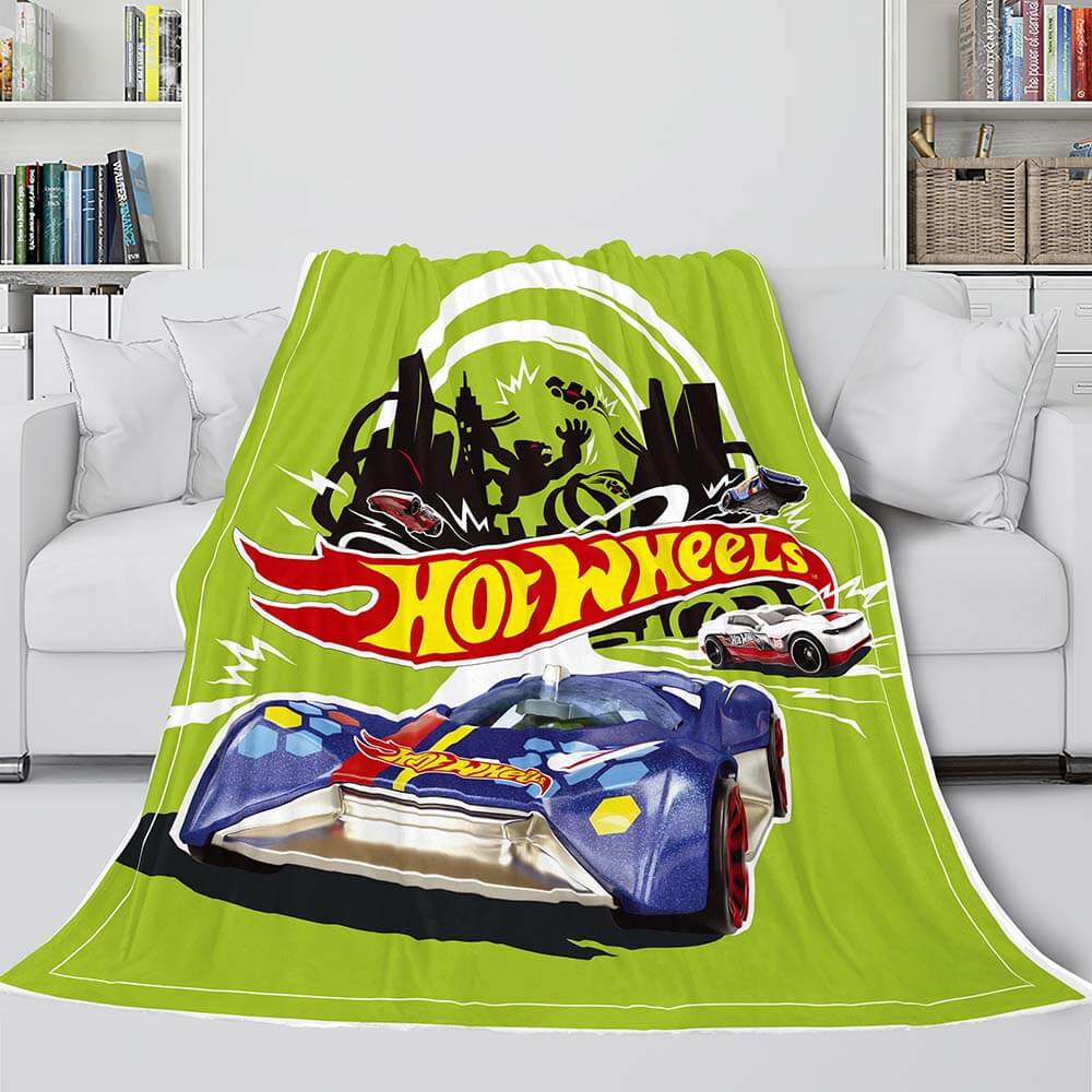 Hot Wheels Blanket Flannel Fleece Blanket Quilt Throw Cosplay