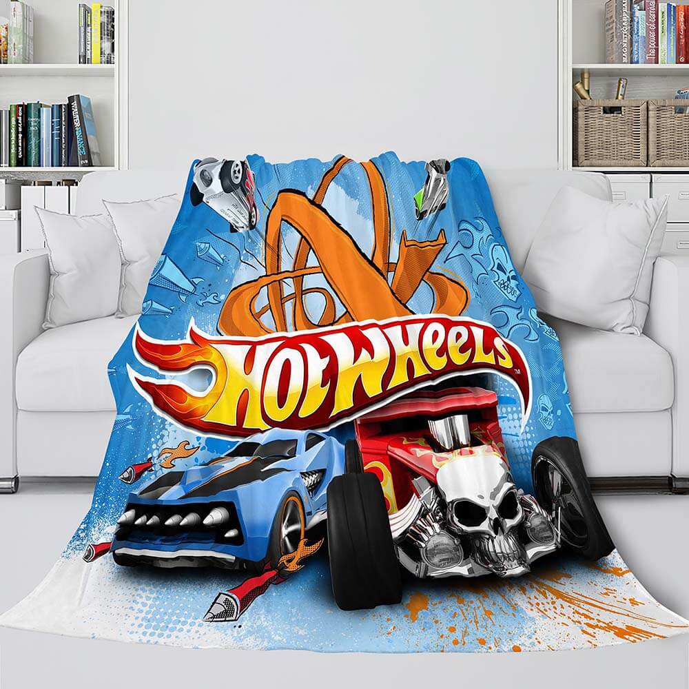 Hot Wheels Blanket Flannel Fleece Blanket Quilt Throw Cosplay Bedding - EBuycos