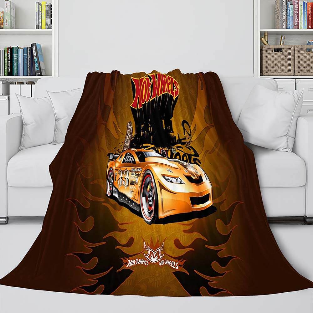 Hot Wheels Blanket Flannel Fleece Blanket Quilt Throw Cosplay Bedding - EBuycos