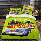 Hot Wheels Cosplay Bedding Set Duvet Cover Quilt Bed Sheets Sets Gifts - EBuycos