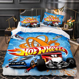 Hot Wheels Cosplay Bedding Set Duvet Cover Quilt Bed Sheets Sets Gifts - EBuycos