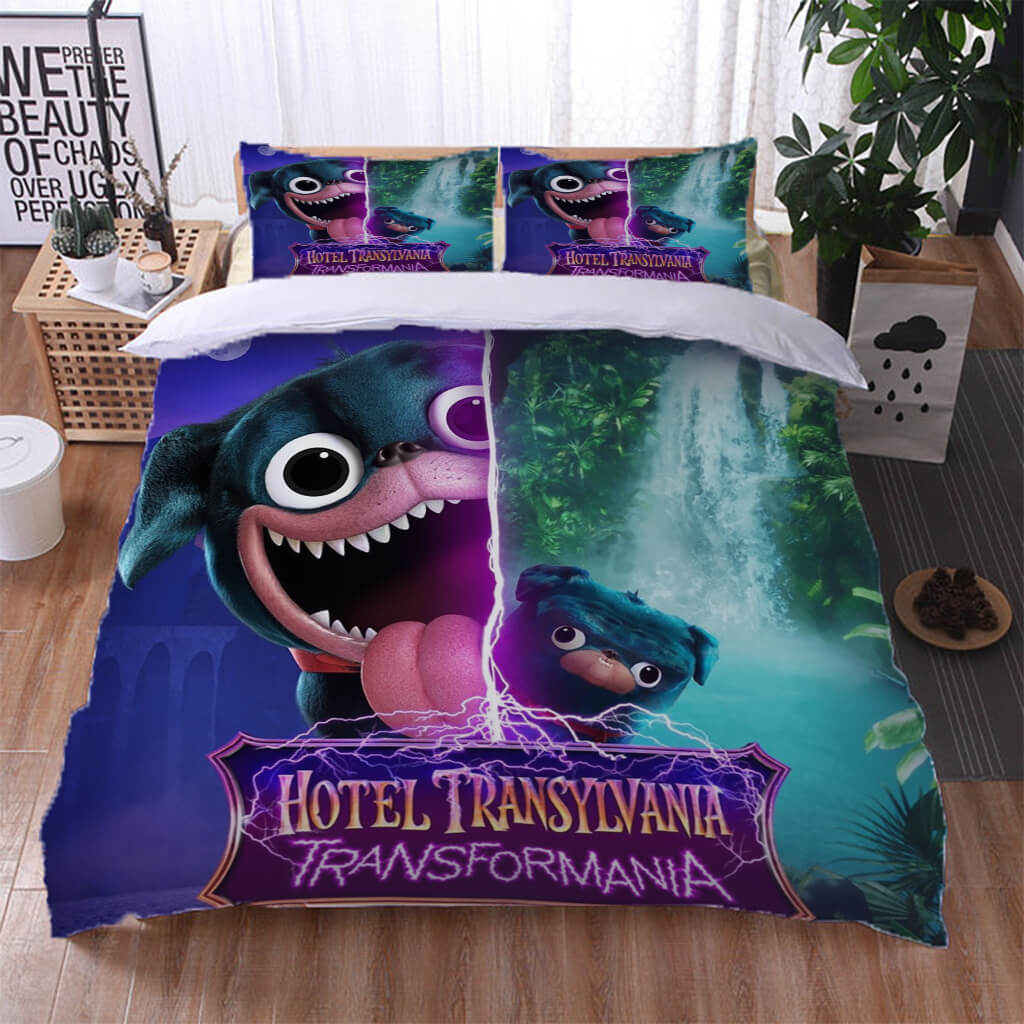Hotel Transylvania 4 Transformania Bedding Set Duvet Cover